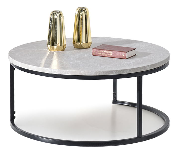 Măsuță de cafea Kolja Stolik Xl (gri + negru)