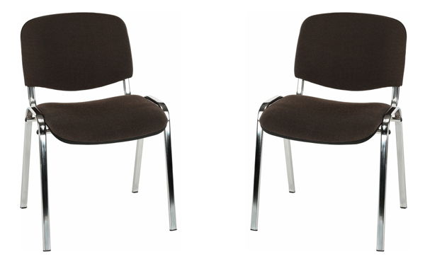 Konferencia szék (2 db.) Hulle króm *bazár