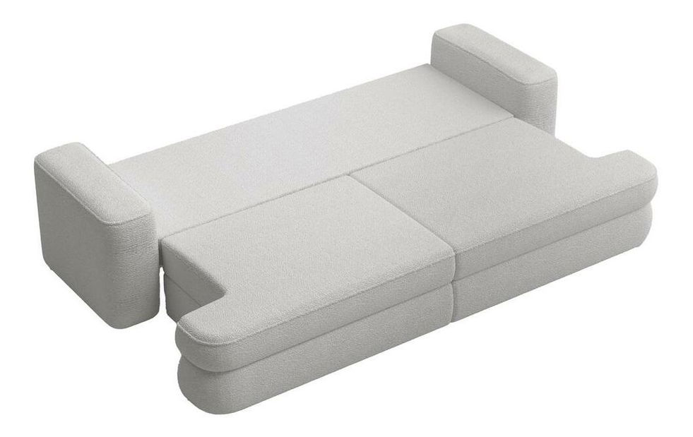 Háromszemélyes kanapé Mello (világosszürke + fekete)