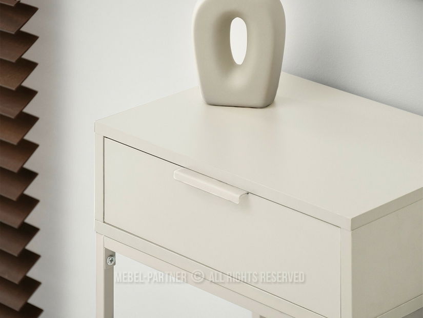 Konzolni stolić Noventa S (krem)