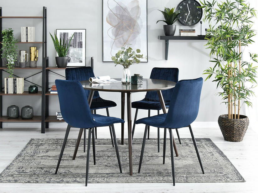 Stolička Mia (námornícka + medená)