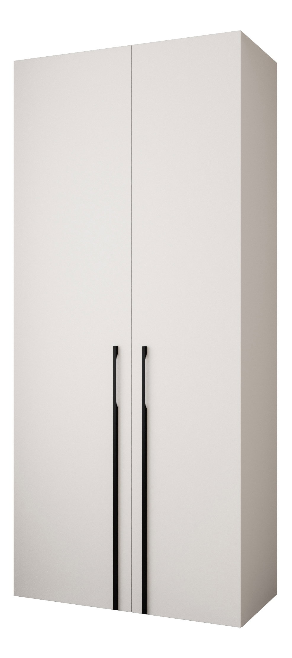 Ruhásszekrény 110 cm Carmela 40-3 (fehér + fekete)