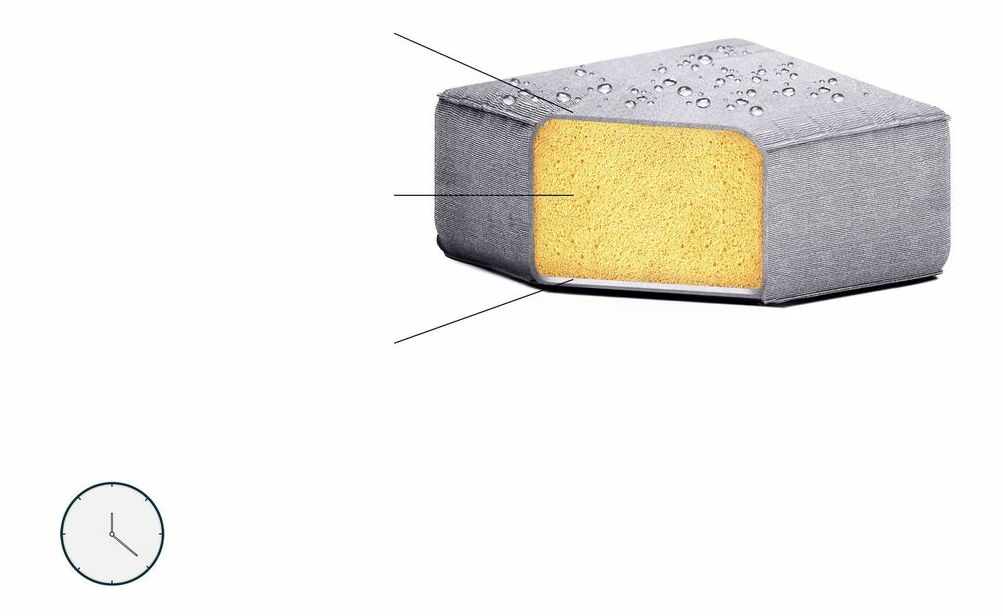 Záhradné lehátko Astia (tmavosivá)