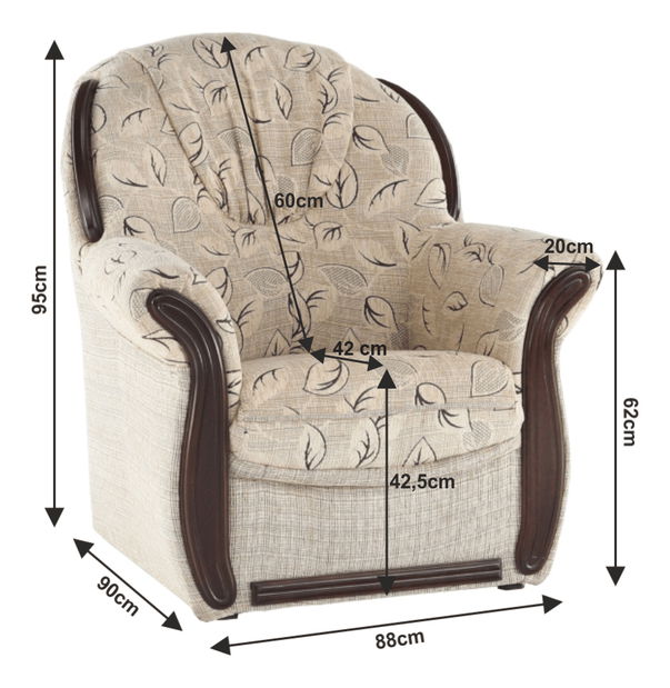 Ülőgarnitúra Mety 3R+K+K