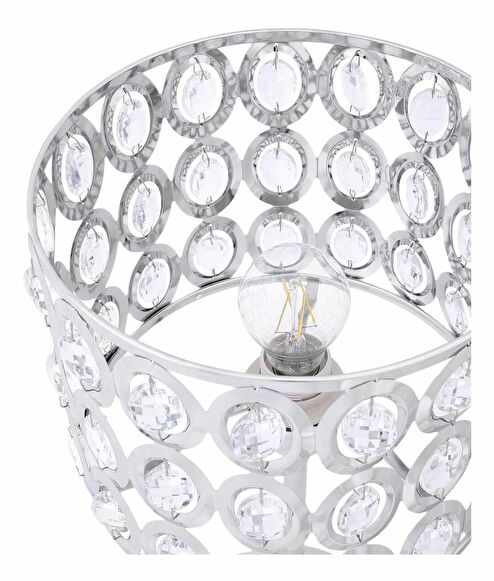 Stolná lampa Tome (strieborná)