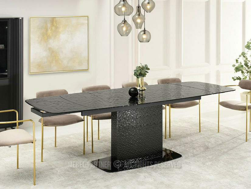 Masă sufragerie Jocosos (negru)