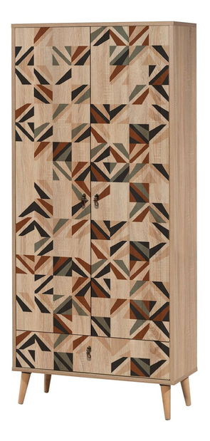 Dulap de haine Cettelona (Multicolor)