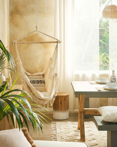 Závesné kreslo Blythe (béžová)