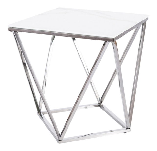 Stolić za kavu Sixta (mramor + željezo)