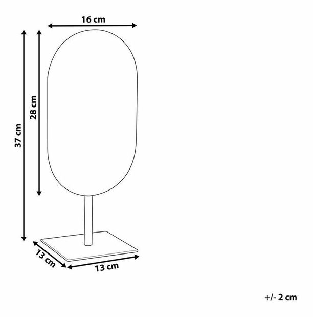 Kozmetikai tükör Indza (arany)