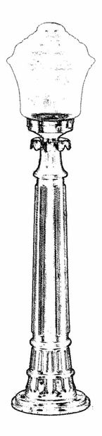 Lampă de podea pentru exterior Suki (Negru)