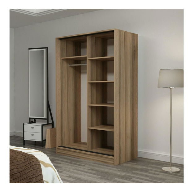 Šatníková skriňa Kalia 2314 (biela + dub)