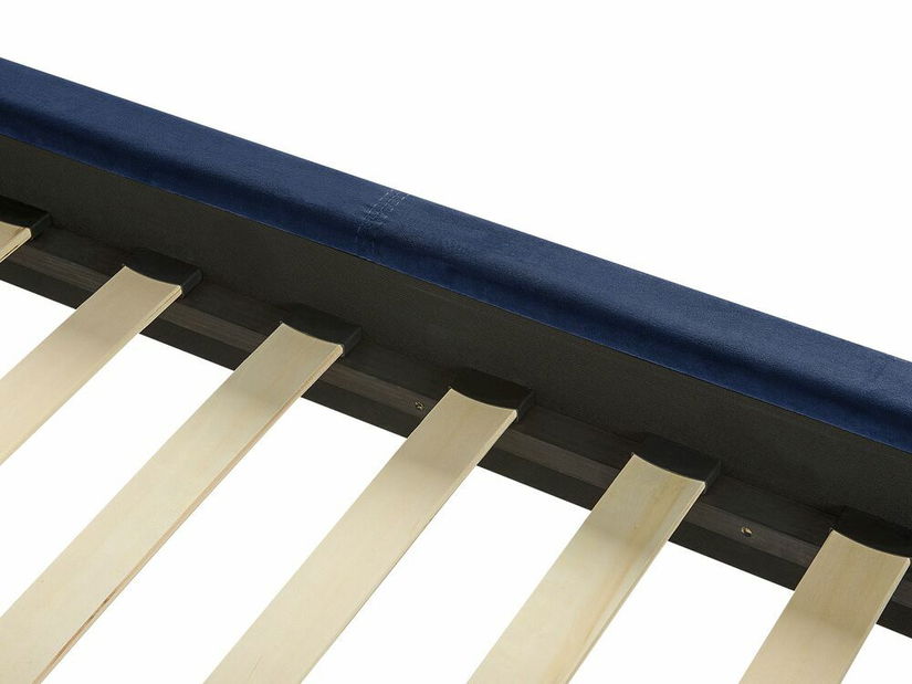 Bračni krevet 140 cm Vue (plava) (s podnicom)