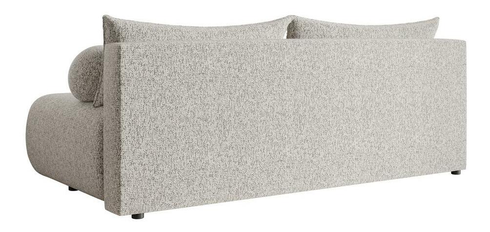 Canapea trei locuri Didier mini (bej închis + negru)