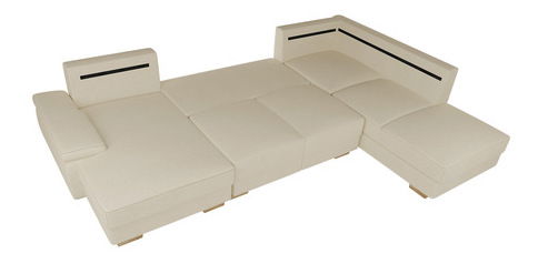 Rohová sedačka Loxy 3 (sivá) (s úl. priestorom) (P)