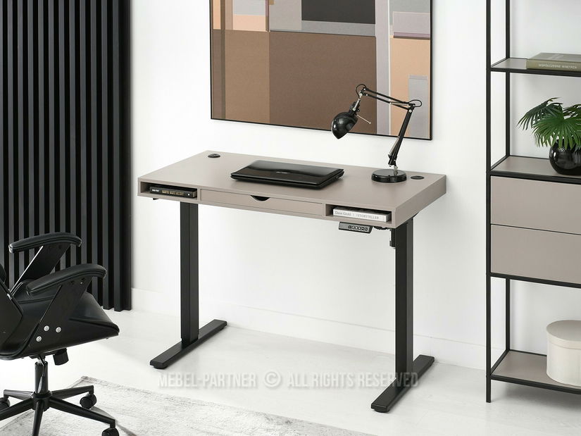 PC asztal Osto 120 (bézs + fekete)