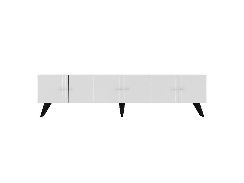 TV asztal/szekrény Lunove (fehér) 