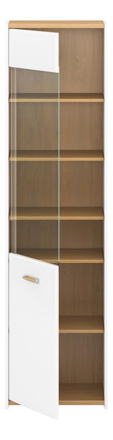 Vitrină Andre 1W (alb mat)