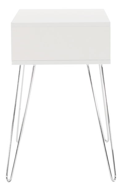 Nočný stolík Lempe (biela)