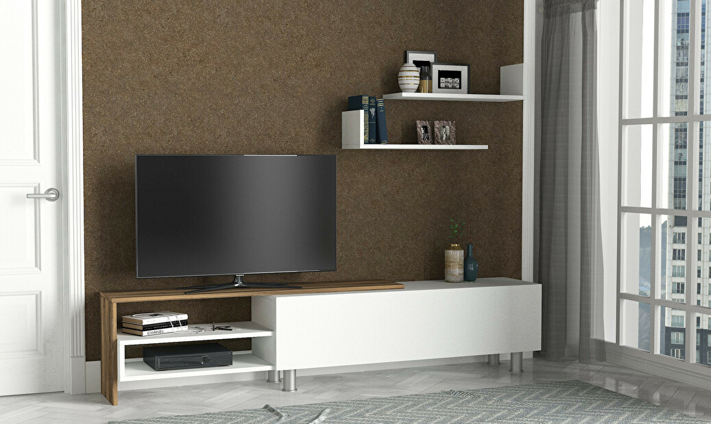 Mobilier living Dorian (Alb + Nuc)