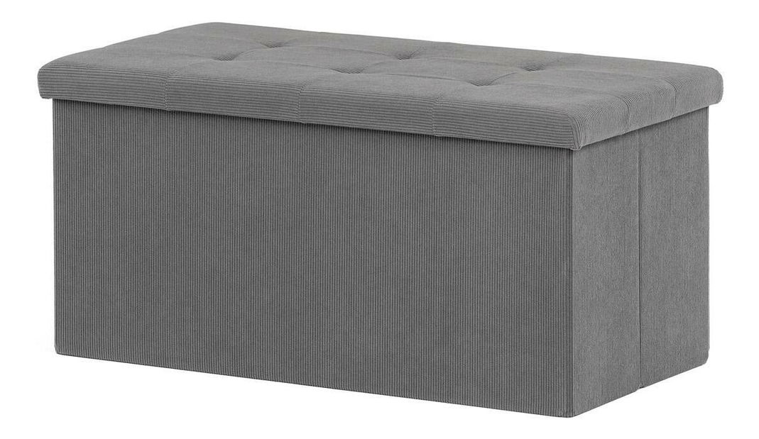 Zsámoly Traslucido (szürke) (tárolóhellyel)