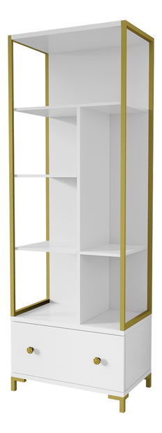 Regál Cardinál (biela + zlatá)