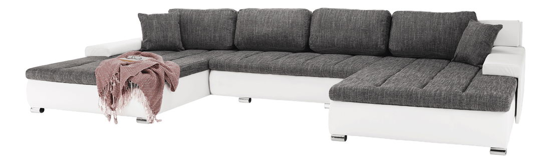 Colțar în formă de U Tolba (Alb + gri) (D)