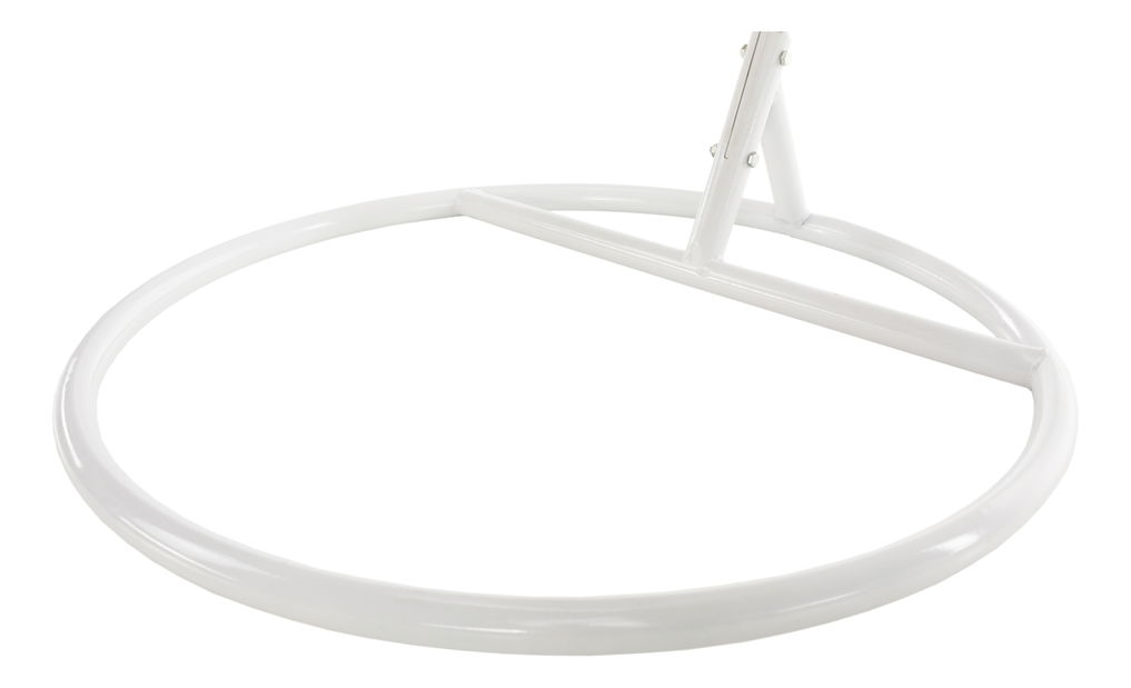 Függő fotel Kolta (fehér + virágmintás)