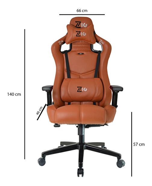 Irodai gamer szék Vilile (barna) 