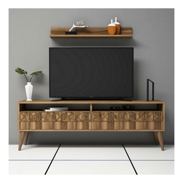 Obývacia stena Loop (orechová)