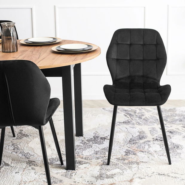 Scaun sufragerie Ligado (negru) 