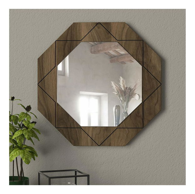 Dekoratívne zrkadlo Minulo (orech) 