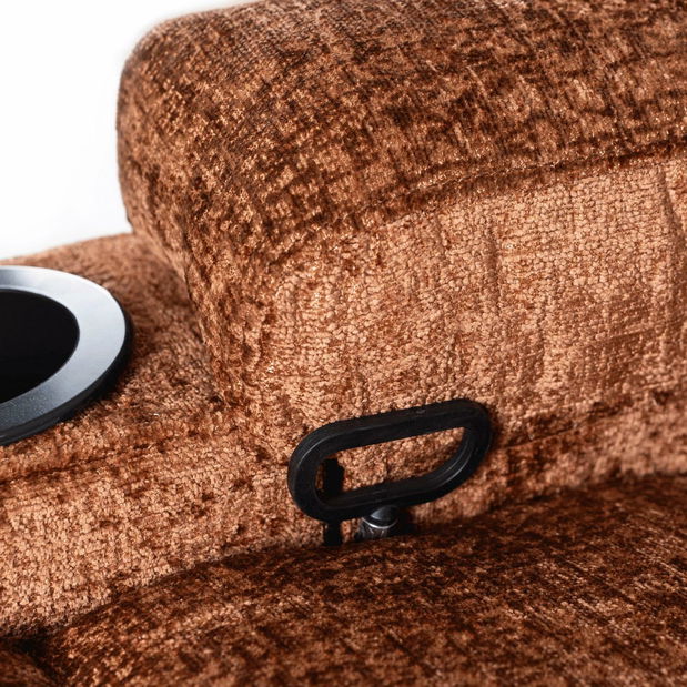 Masážne kreslo Banesto (hnedá) 