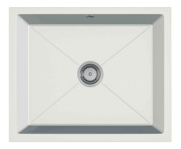 Chiuvetă bucătărie Dheneb (alb)