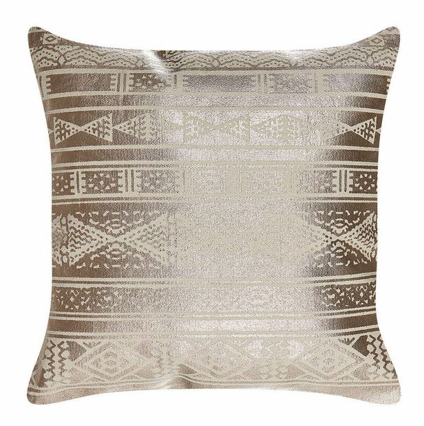 Ozdobný vankúš 50 x 50 cm Ouda (ružovozlatá)