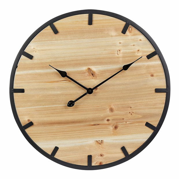 Ceas de perete ø 60 cm Charlie (lemn deschis)