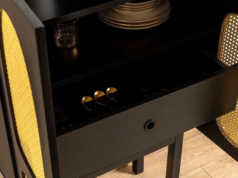 Szekrény Dodoka 1 (fekete) 