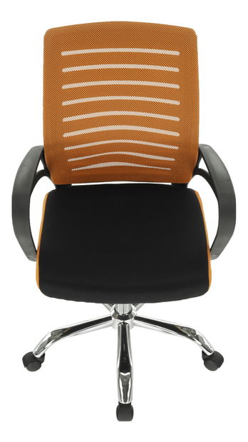 Kancelárska stolička Linima (oranžová + čierna)