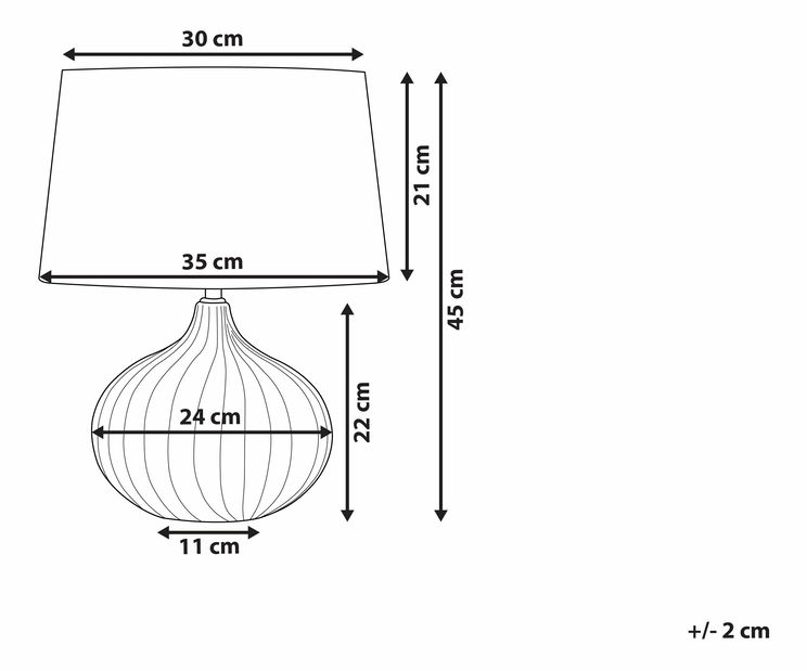 Lampă de masă WANI (bej)