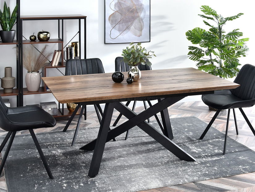 Blagovaonski stol Timmy (orah + crna)