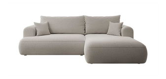 Colțar Olivo I (D) (bej deschis + negru)