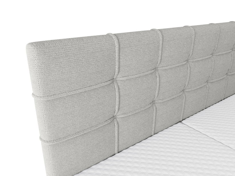 Egyszemélyes ágy 120 cm Infernus Bonell (világosszürke) (ágyráccsal, tárolóhellyel)