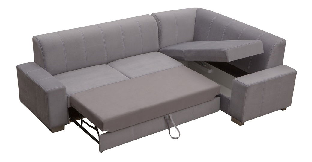 Sarokkanapé Mckenzie (világosszürke) (B)