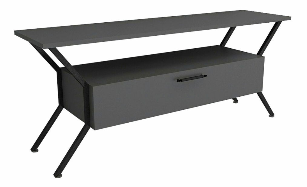 Masă TV/Dulap Tarza (Antracit + negru)