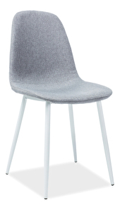 Blagovaonska stolica Fannie (siva + bijela)