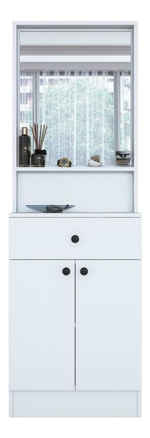 Mobilier hol Pixie 6 (alb) (cu oglindă)