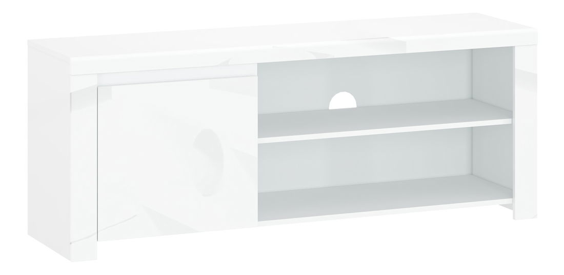 TV asztal/Szekrény Leona (fényes fehér)