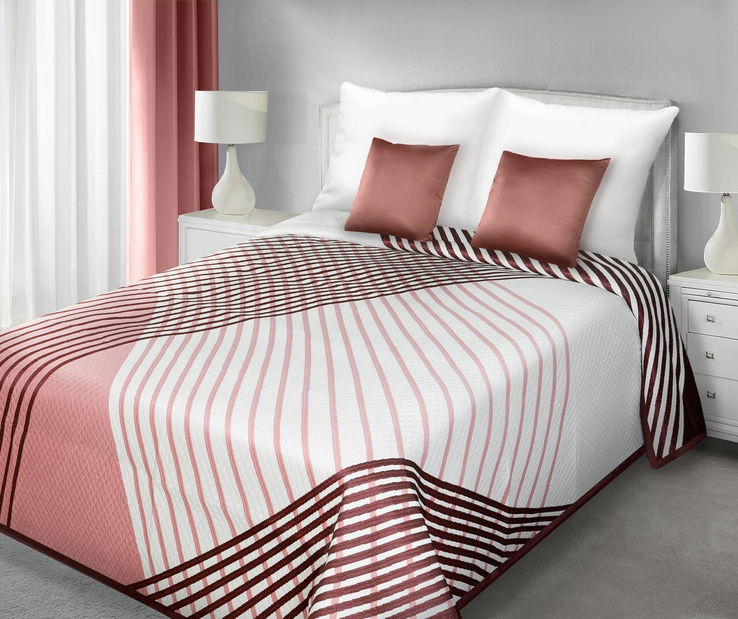 Prehoz na posteľ 210x170cm Matty (bordová)