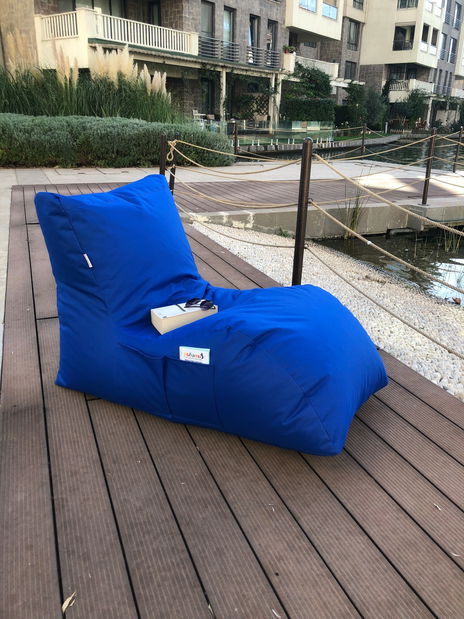 Fotoliu puf Denden (albastru)