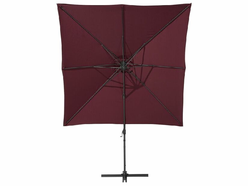 Umbrelă de grădină 250 cm MONCE (aluminiu) (roșu închis)